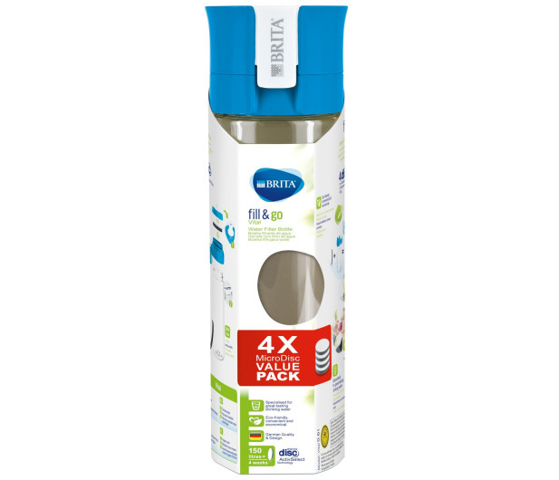 Brita Fill & Go Vital niebieska + 4 MicroDiscs - 445526 - zdjęcie 3